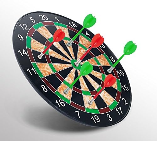 QUQUMA Minihorse-Magnetic Dart Board & Plastic Magnetic Darts Target Game Toys (Red Green) Durable and Safe Gifts for 6-18 Year Old Boys&Girls