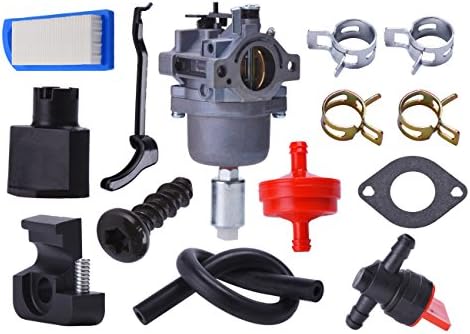 Neeknn 794572 Carburetor Repower Maintenance Kit with Air Fuel Filter Line Spark Plug for Briggs &amp; Stratton 791858 791888 792358 793224 697190 697141 698445 Intek 14-18hp Carb 31A507