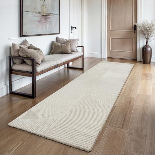 the carpet Everest - Moderner Kurzflor Teppich Hoch-Tief-Struktur, 3D-Effekt, weiche Oberfläche und hohe Flordichte, ideal für Wohnzimmer & Schlafzimm