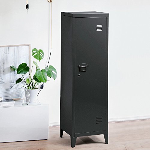 HouseinBox 3-in-1 Lockable Storage 3 Shelves Cabinet Home Office Filing Organier Kids Toy Gym Room Locker Keeper Legs Detachable - Thumbnail 6