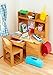 Petit Sample - Benkyoudukue Cute Mini Student Study Desk Table Shelf and Chair RE-MENT Japan