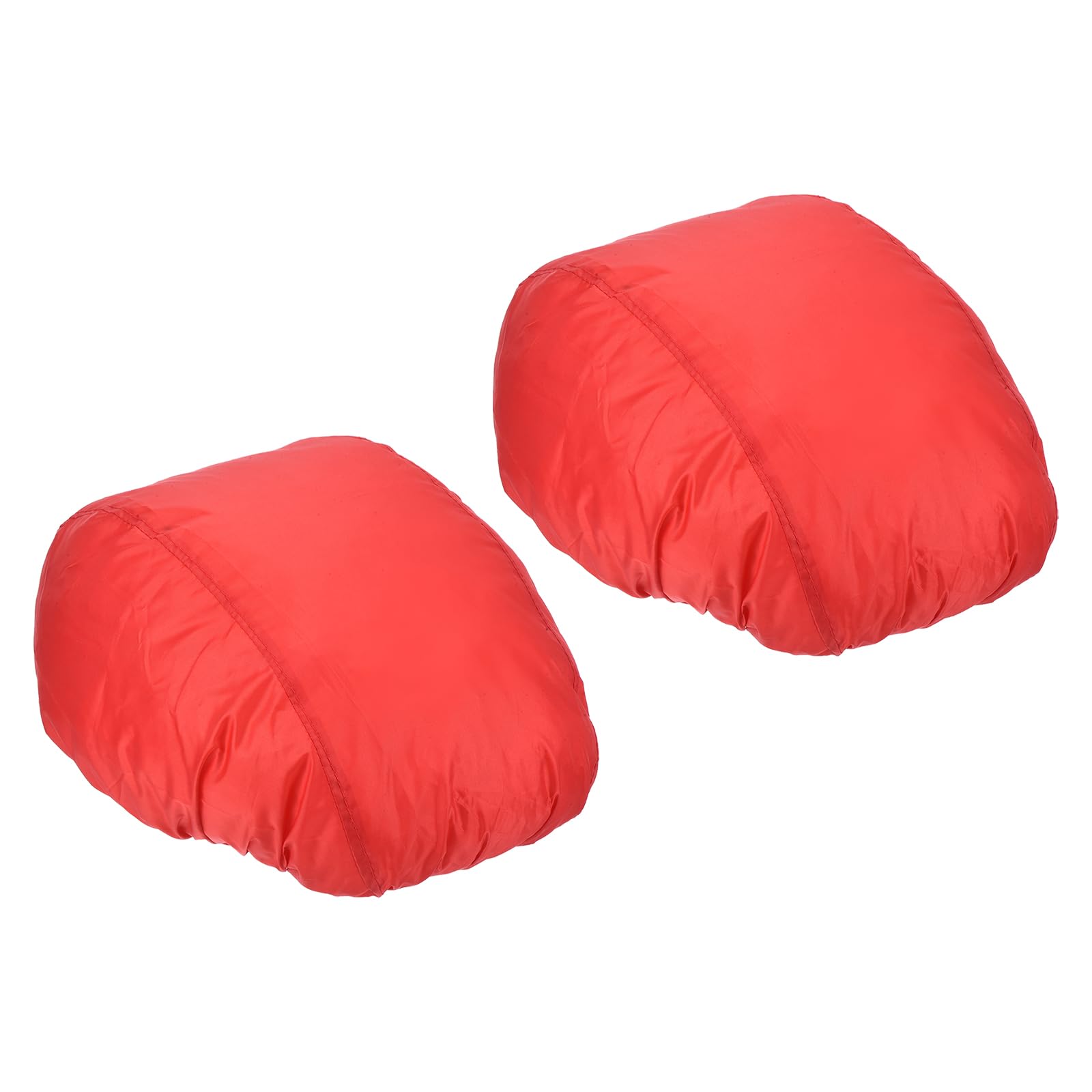PATIKIL Cycling Bicycle Helmet Cover, 2 Pack Motorcycle Helmet Rain Cover Waterproof Ride Gear Helmet Cover for Road Cycling, Red