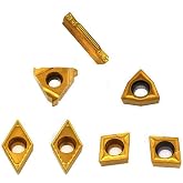 OSCARBIDE Carbide Turning Inserts MGMN300,16ER A60,WCMT06T304,CCMT09T304,DCMT11T304 CNC Lathe Insert for 5/8" or 3/4" Indexable Lathe Turning Tool Holder Insert Replacement, 7 Pieces