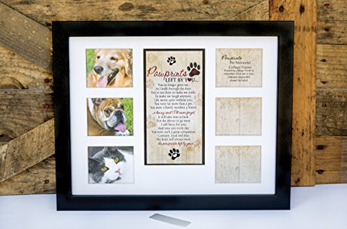 1 Memorial+Collage+Frame+Sympathy+Pawprints
