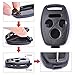Key Shell Replacement for Honda Accord Civic EX Pilot - Mikkuppa Key Fob Cover with Screwdriver