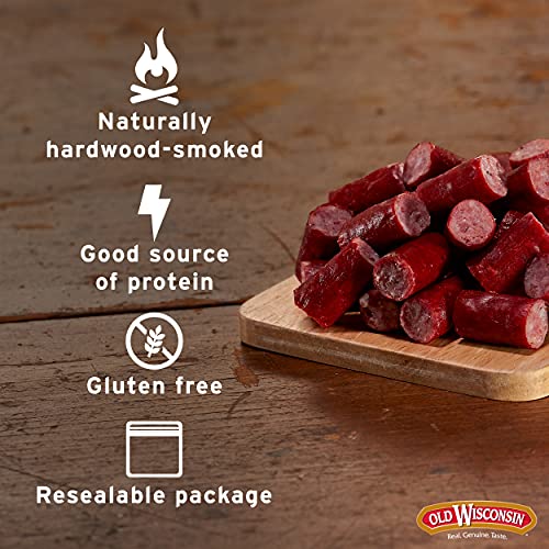 Old Wisconsin Turkey Sausage Snack Bites, Naturally Smoked, Ready to