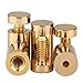 TOPNIKE Brass Flat Top Sign Standoffs, Standoff Holder Screw, 3/4