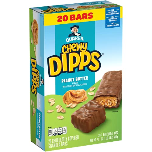 Quaker Chewy Dipps Chocolatey Covered Granola Bars