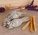 Home Cleansing and Blessing Kit - Smudging Chakra Balancing, White Sage, Palo Santo Sticks, Abalone Shell, Candle, Healing Incense, Good Luck, Purifying, Protection, Spiritual Cleansing, Meditation