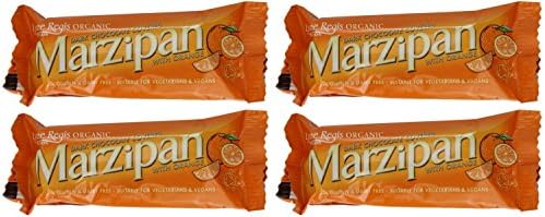 (4 PACK) - Lyme/R Chocolate Coated Marzipan Bar - Organic Orange | 40 x 24g x | 4 PACK - SUPER SAVER - SAVE MONEY