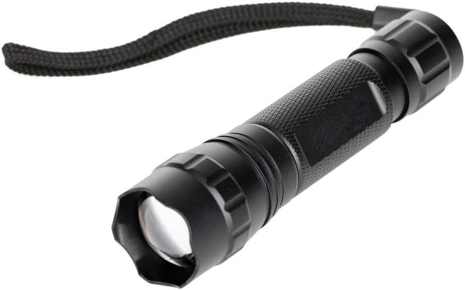 UV Blacklight Flashlight, 395nm Mini UV Light - Zoomable UV Urine Detector Flashlight for Dogs/Cats Urine, Dry Stains, Resin Curing and A/C Leak Detection (Batteries Included) - - 