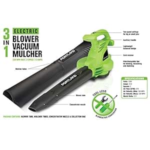portland 3 in 1 electric blower vacuum mulcher