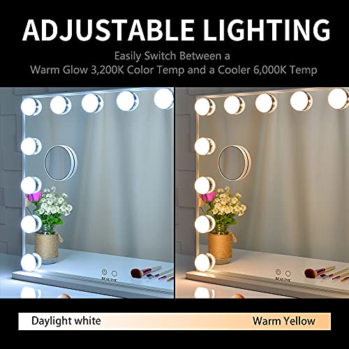 BEAUTME Vanity Mirror with Lights,Miirror with Lights,Lighted Makeup