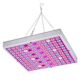 LED Grow Light, 45W Grow Lamp Kit with Full Spectrum High Efficiency LED Chips UV IR Red Blue Flowering Growing Light for Indoor Hydroponic Greenhouse Vegetable Veg and Flowers from Seeding to Harvest
