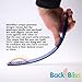 Back Lotion Applicator Easy Reach, Lotion Applicator for Back, Men and Women. Apply lotion to back with Long Reach Handle. Self Application of Suncreen, Self Tanner, Skin Cream, Body Moisturizer BLACK