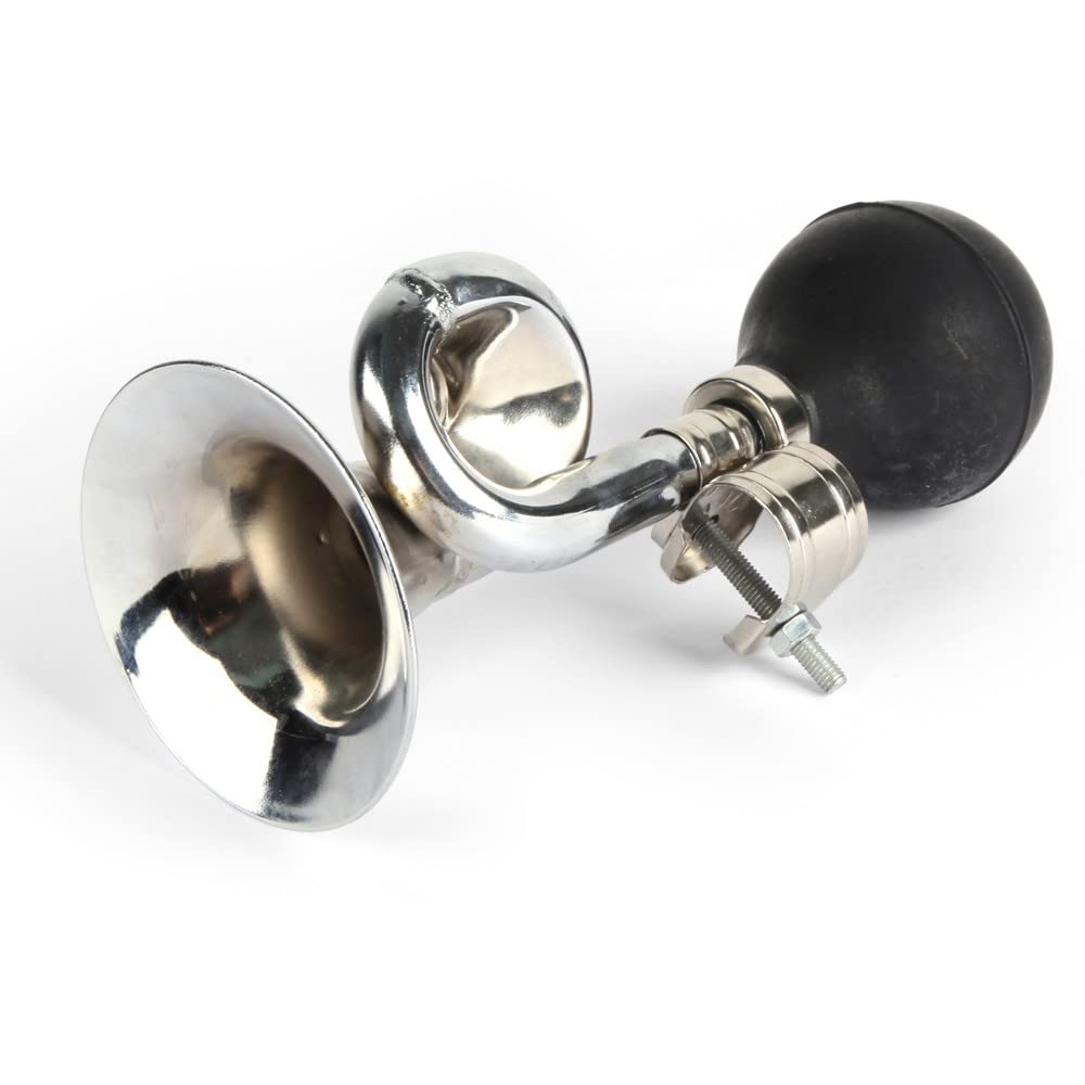 Kikkerland Bike Horn - Silver, Medium