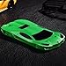 iPhone 6S Case, SwiftBox Cool 3D Sports Car Detachable Hard Case for iPhone 6 6S 4.7 inch + Screen Protector + Owl Phone Strap (Green)