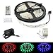 LEH LED Rope Lights RGB Light Strip Non-Waterproof 5050 SMD 16.4 Feet 150 Leds LED Strip Lights Full Kit