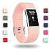 POY Replacement Bands Compatible for Fitbit Charge 2, Classic Edition Adjustable Sport Wristbands