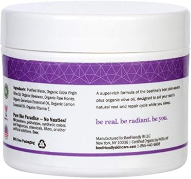 bee friendly night cream