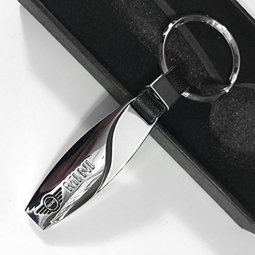 Automotiva Mini Thin Chrome Style Featured Brand Logo Keyring Keyfob Mini Gift Cooper, Clubman, Coupe, Convertible, Cooper S