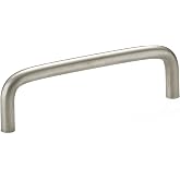 Richelieu Hardware BP221170 Livingston Collection 4-inch (102 mm) Center-to-Center Stainless Steel Functional Cabinet and Drawer Pull Handle for Kitchen, Bathroom, and Furniture