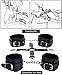 Handcuffs for Under bed restraint Kit Bondage Bondageromance Fetish Sex Play BDSM SM Restraining Straps Thigh Game Tie up Mattress Harness Things Blindfold Whips Toys Adults Women Men Couples