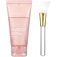 LOYOTICE Collagen Overnight Wrapping Peel Off Facial Mask Pack,Hydrates and Tightens Skin,Reduces Sagging,Elasticity & Hydration Care with Brush 2.54 fl.oz