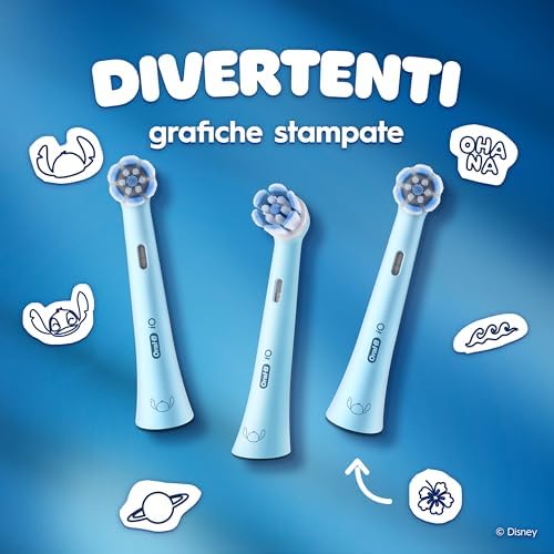 Testine di Ricambio iO Kids 6+, Azzurre, 8 Ricambi