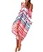 FACE N FACE Women's Summer Beach Wear Cover up Swimwear Beachwear Bikini Free Size 56007RED