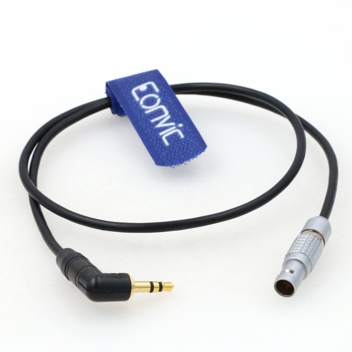 Eonvic Audio Cable for ARRI Alexa 35/Mini LF Camera Right Angle 3.5mm TRS 1/8'' to 6 Pin Male