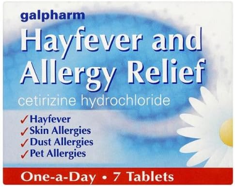 Galpharm Hayfever and Allergy Relief 7 Tablets Pack of 10