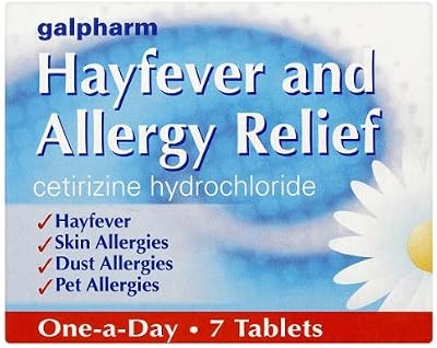 Galpharm Hayfever and Allergy Relief 7 Tablets Pack of 10