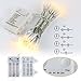 36ft 100 LED Battery Operated String Lights with Auto-Timer for Outdoor Garden Patio Lawn Party (IP65 Waterproof, 8 Modes, 120 Hours of Lighting, Warm White)