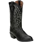 Tony Lama Bonham 13" Smooth Ostrich Western Boot for Men's - El Paso Collection - Round Toe Leather Outsole