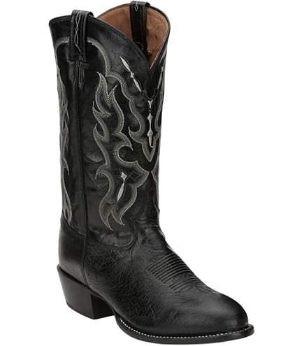 Amazon.com | Tony Lama Men's Black Stallion Cowboy Boots, Onyx
