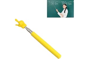 MOFALA Telescopic Teachers Pointer, Classroom Demonstration Baton, Guide Indicator, Retractable Finger Pointer Stick for School Teaching, Conference Presentation, Object Instruction