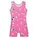 Leotards for Girls Gymnastics Kids Children Biketard with Shorts Dance Unitards Sparkly Unicorn Outfits