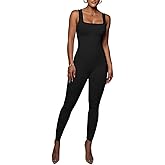 Xuan2Xuan3 Women Spaghetti Strap Bodycon Tank One Piece Jumpsuits Rompers Playsuit