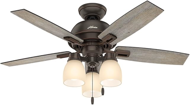 Hunter Indoor Ceiling Fan With Pull Chain Control Donegan 44