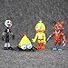 Five Nights at Freddy's Toys - FNAF Action Figures - Freddy Dolls Cake Toppers - Max Fun Set of 12 Troll Dolls - 100% PVC Material - 4