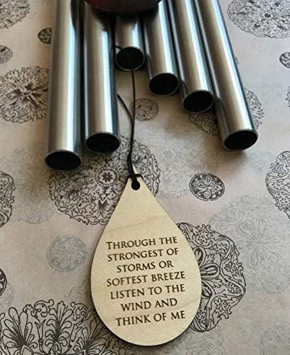 USA Seller Memorial Sympathy Wind Chime Gifts in Memory of Loved One for Memorial Garden in Remembrance