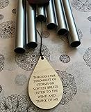 USA Seller Memorial Sympathy Wind Chime Gifts in Memory of Loved One for Memorial Garden in Remembrance