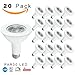 Ecosmart LED PAR30 Dimmable Flood Bulb, 14 Watt - 800 Lumens - 75W Replacement - 3000K Bright White - Indoor/Outdoor Rated - 20 Pack