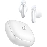 Soundcore Liberty Buds by Anker Wireless Earbuds with Adaptive ANC | Semi-in-ear design with removable ear fins, fast charging, translation support, and up to 30 hours of playtime.