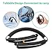Bluetooth Headset, GRDE Bluetooth Headphones-[30 Hrs Playtime] Wireless Stereo Neckband Foldable Sport Earbuds with Mic Retractable Earphones Compatible for X/8/7/XS Plus Samsung Galaxy S8 S9 S10