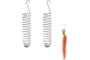 NentMent 2 Pack Millet Spray Holder Parrot Spray Millet Treat Holder Parakeet Treat Sticks Feeder for Natural Bird Millet Treats Crunch Sticks Bars Bird Chew Toys Carrot Cuttlebone Calcium Block