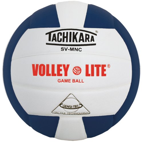 Tachikara SVMNC Volley-Lite volleyball (Navy/White)