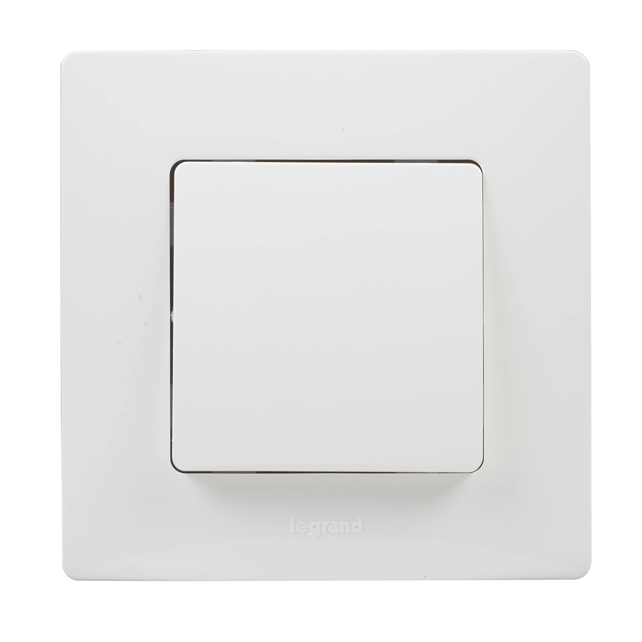 Legrand 396450 NL BL Monobloc Switch, White, Single