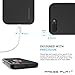 Press Play iPhone 7 Plus Maximum Grip Case, Slim / Thin Fit Armor Protective Exact-Fit Smooth Rubberized Non Slip Surface (Black)